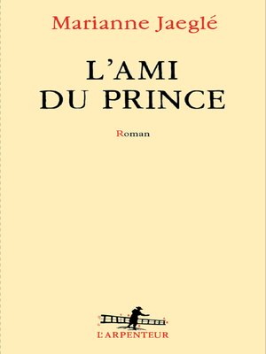 cover image of L'Ami du Prince